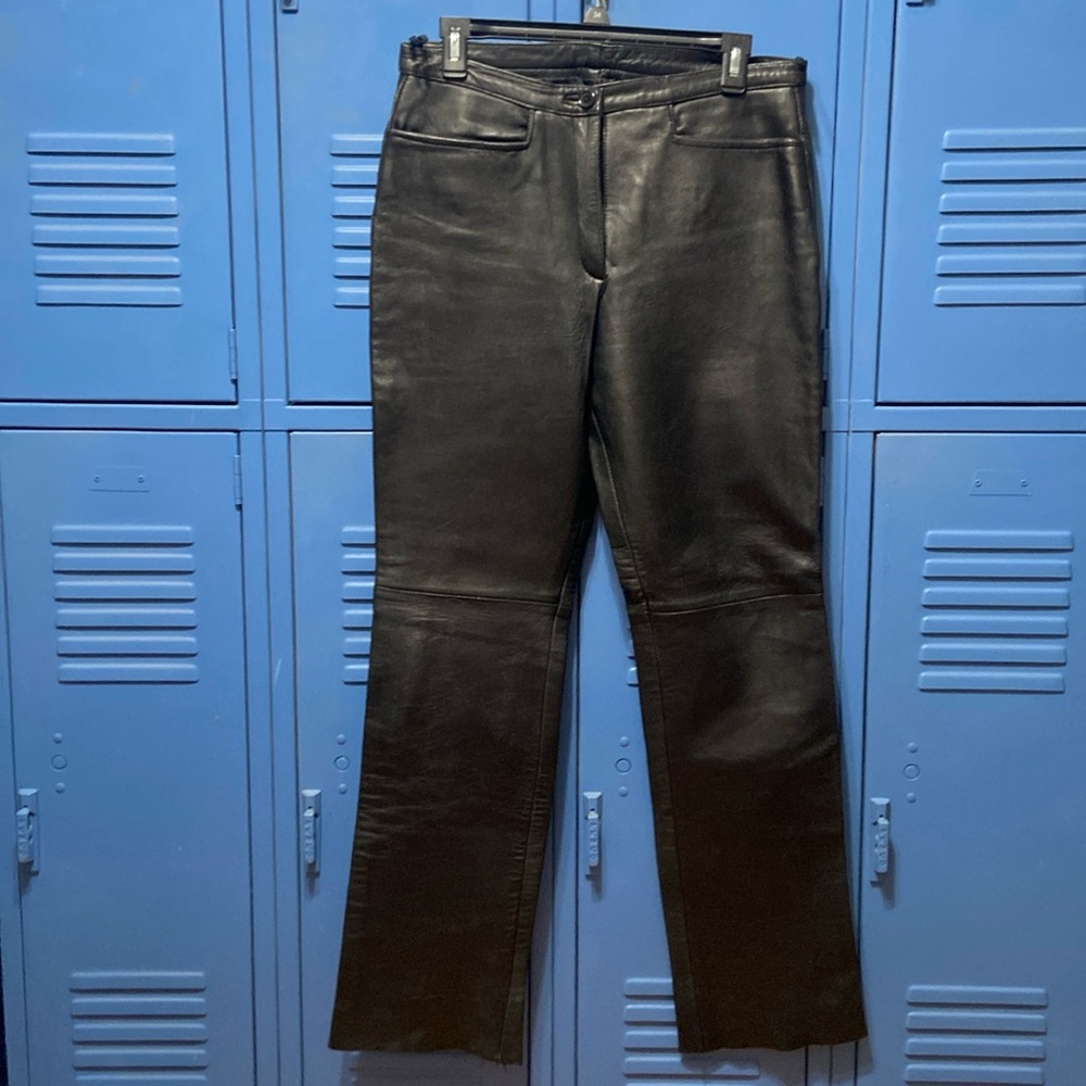 Black Leather Pants